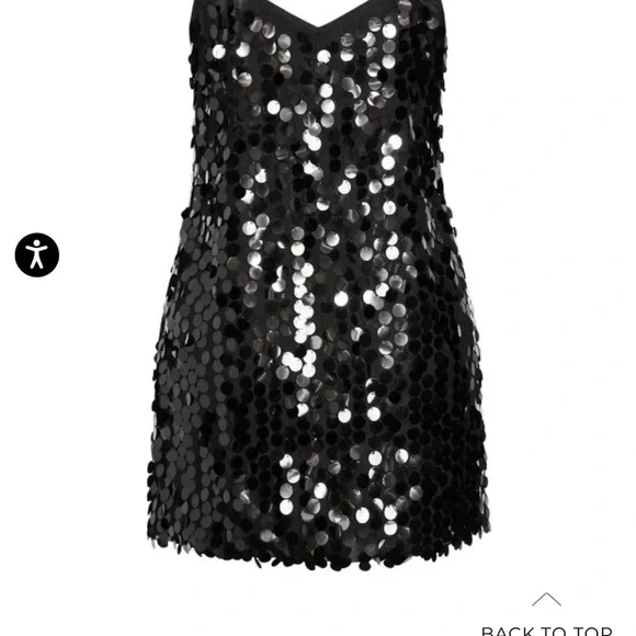 City chic Sequin Groove Dress Black, size 18, “M” in city chic sizes - Picture 5 of 10